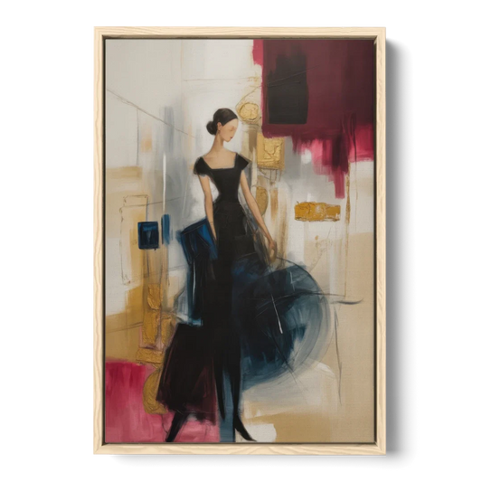 Maria Luisa Magic - Oak Framed Canvas Wall Art - Front