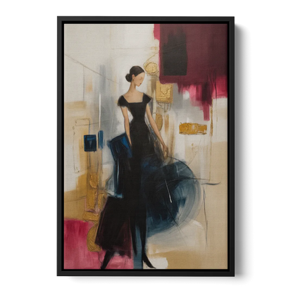 Maria Luisa Magic Front - Black Canvas Wall Art