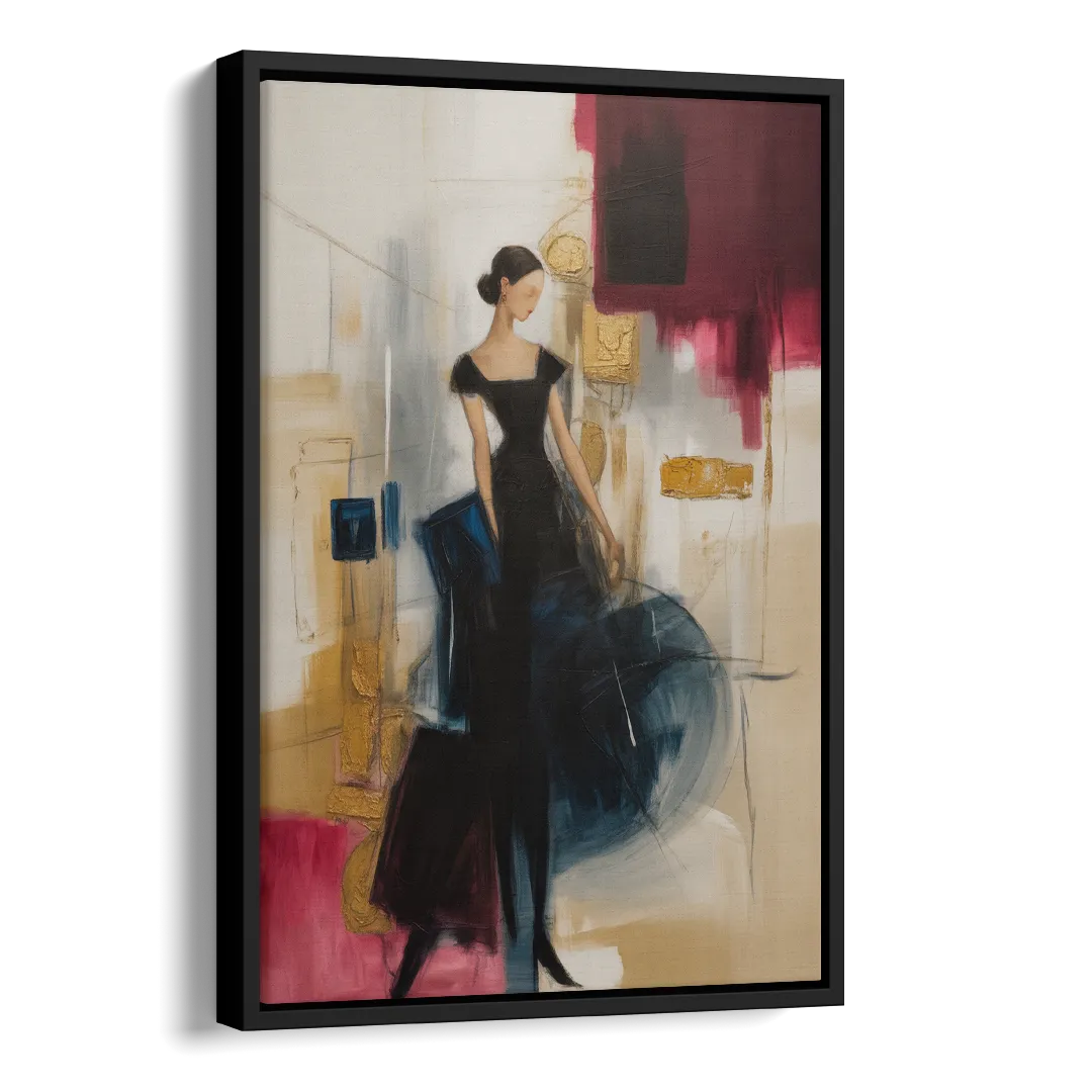 Maria Luisa Magic Side - Black Canvas Wall Art