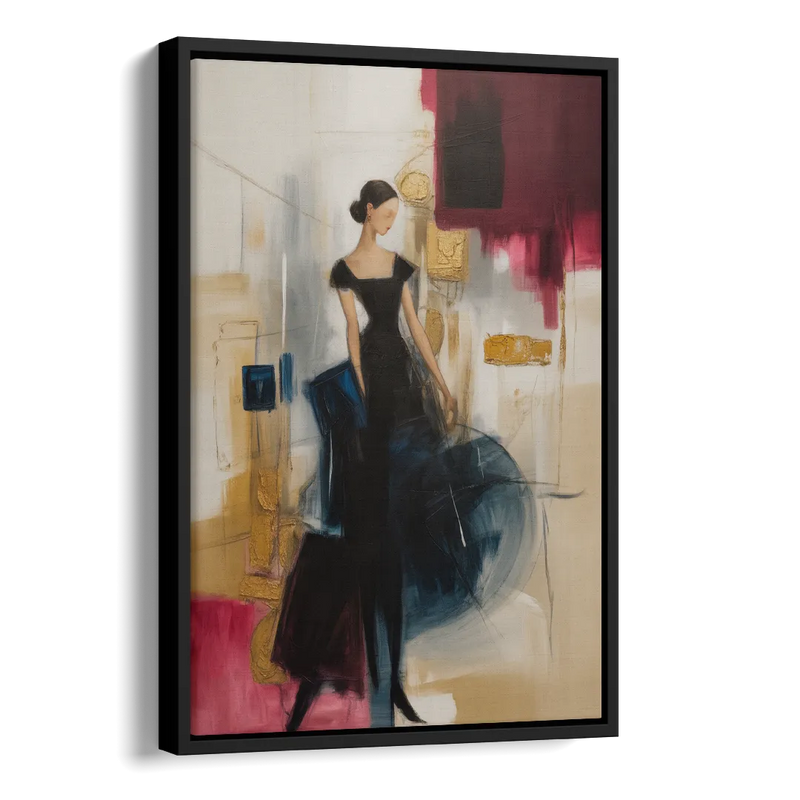 Maria Luisa Magic Side - Black Canvas Wall Art