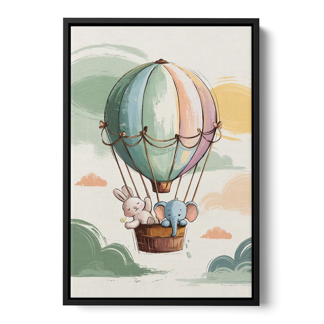 Marietta Baby Room Bliss Front - Black Canvas Wall Art