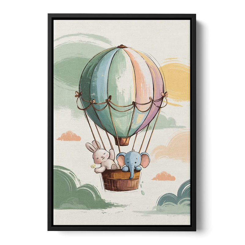 Marietta Baby Room Bliss Front - Black Canvas Wall Art