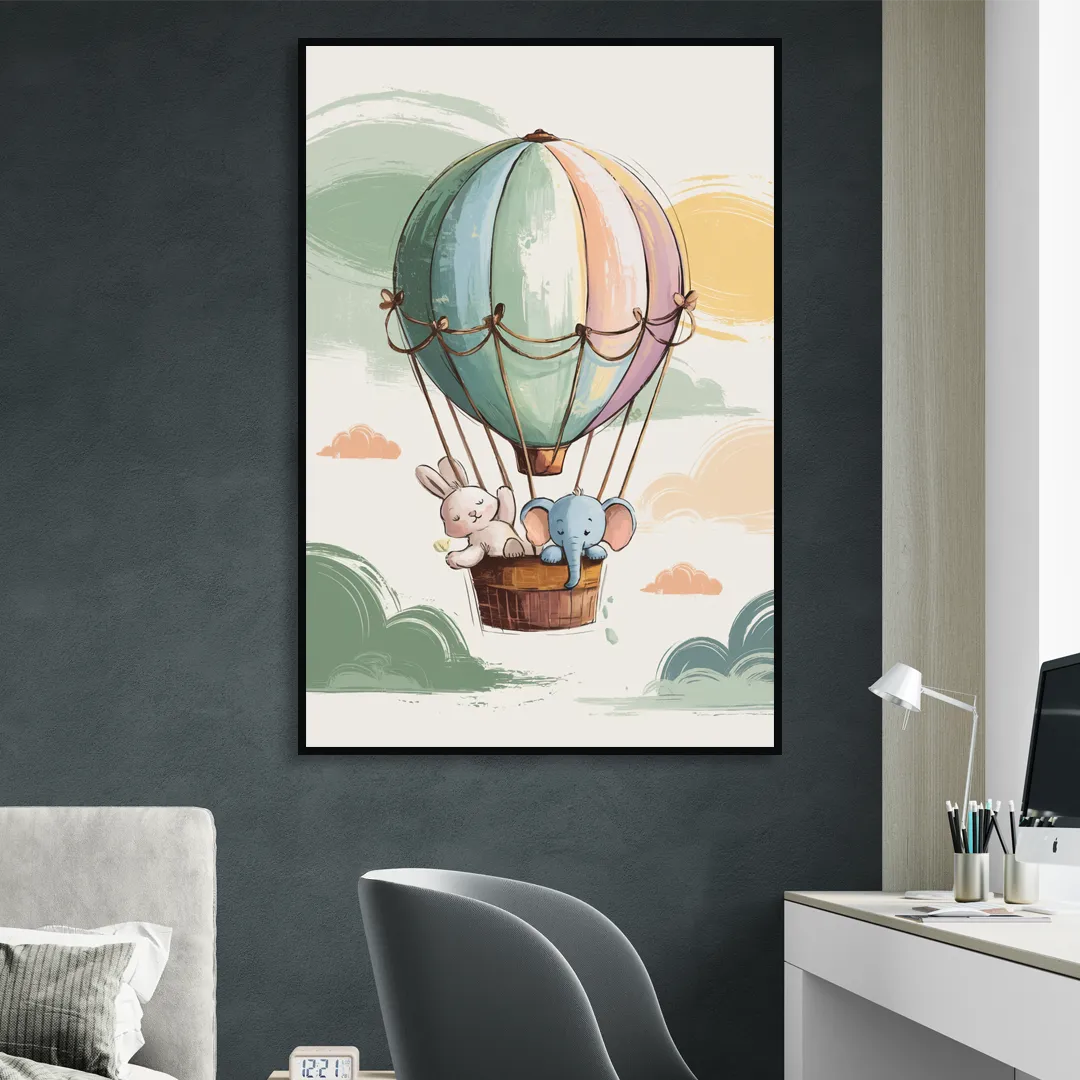 Marietta Baby Room Bliss Sitting Room - Black Canvas Wall Art