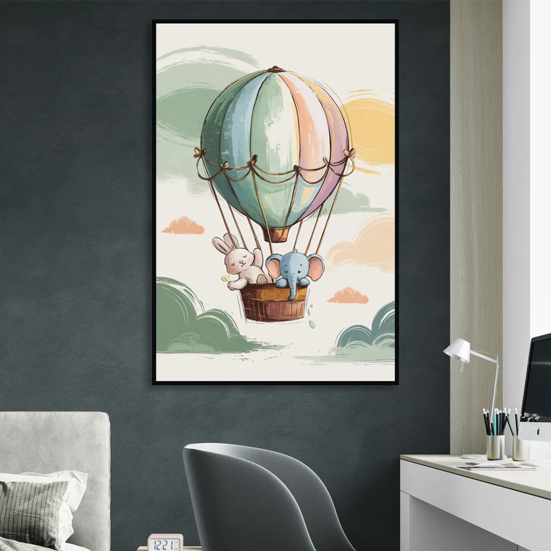 Marietta Baby Room Bliss Sitting Room - Black Canvas Wall Art