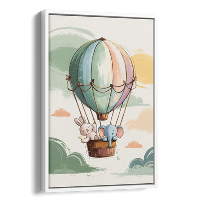 Marietta Baby Room Bliss Side - White Canvas Wall Art