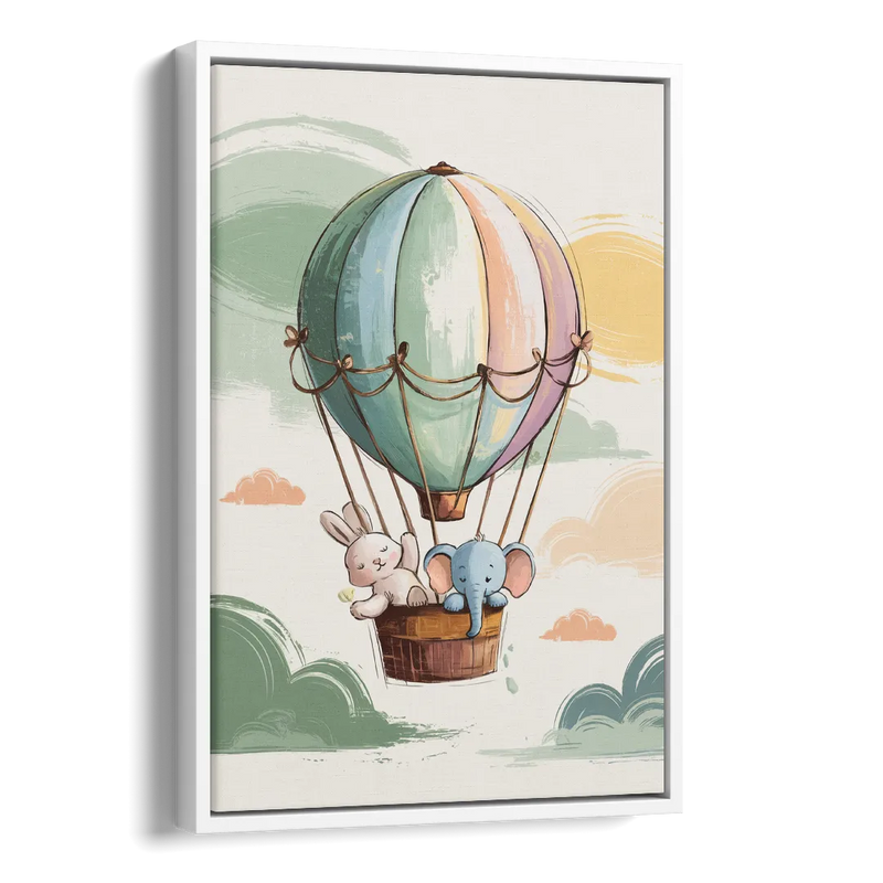 Marietta Baby Room Bliss Side - White Canvas Wall Art