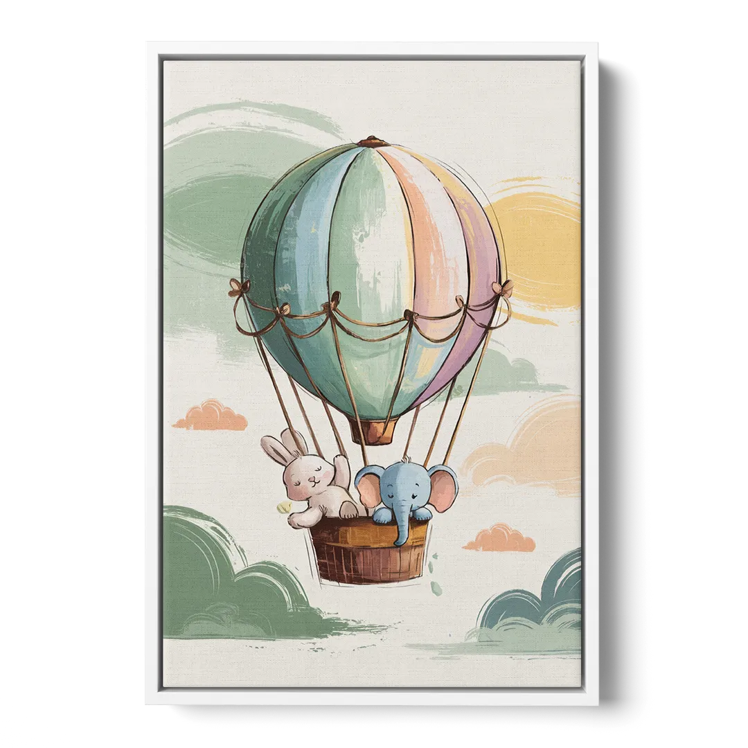 Marietta Baby Room Bliss Front - White Canvas Wall Art