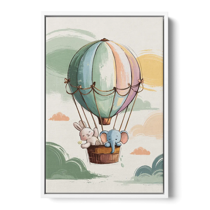 Marietta Baby Room Bliss Front - White Canvas Wall Art