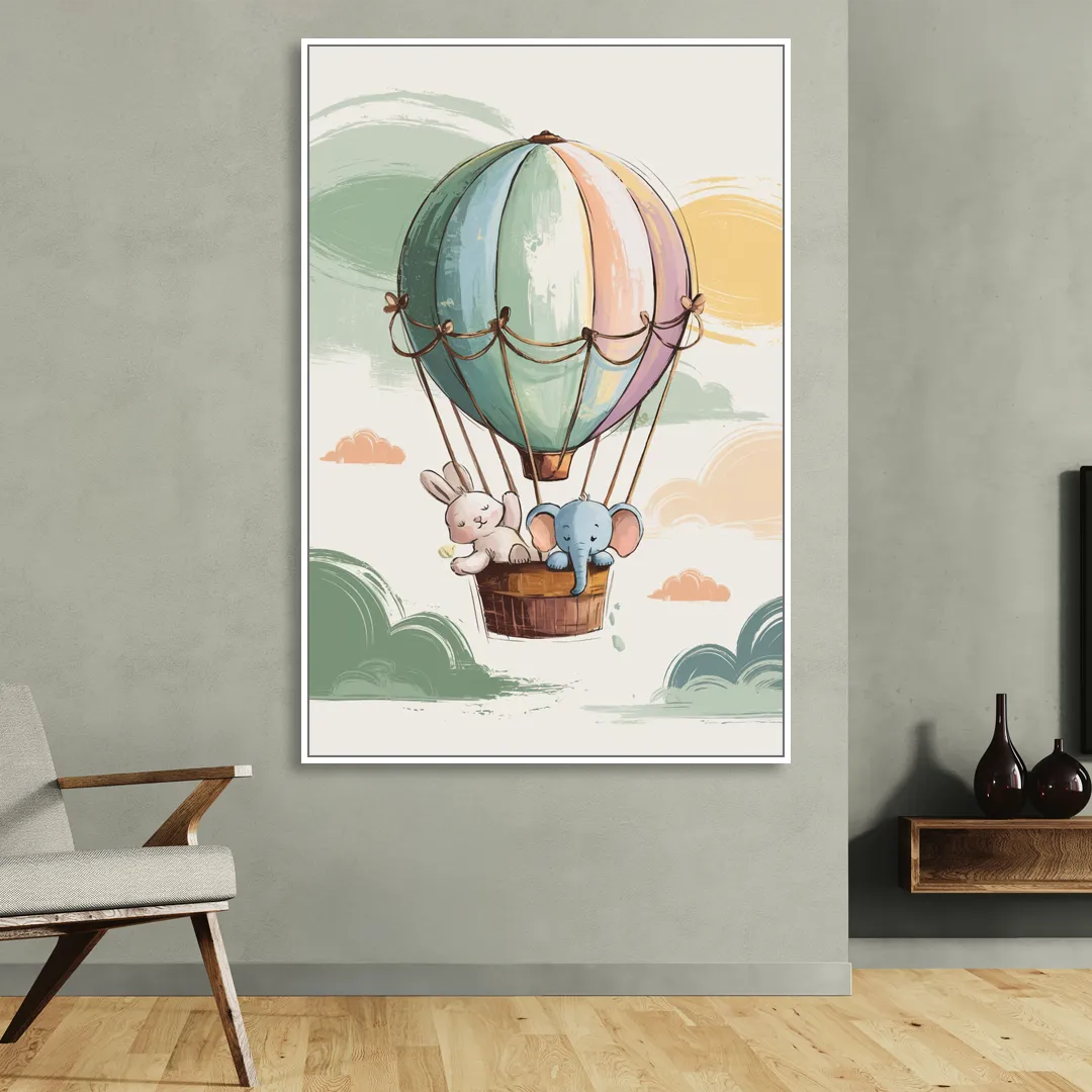 Marietta Baby Room Bliss Sitting Room - White Canvas Wall Art