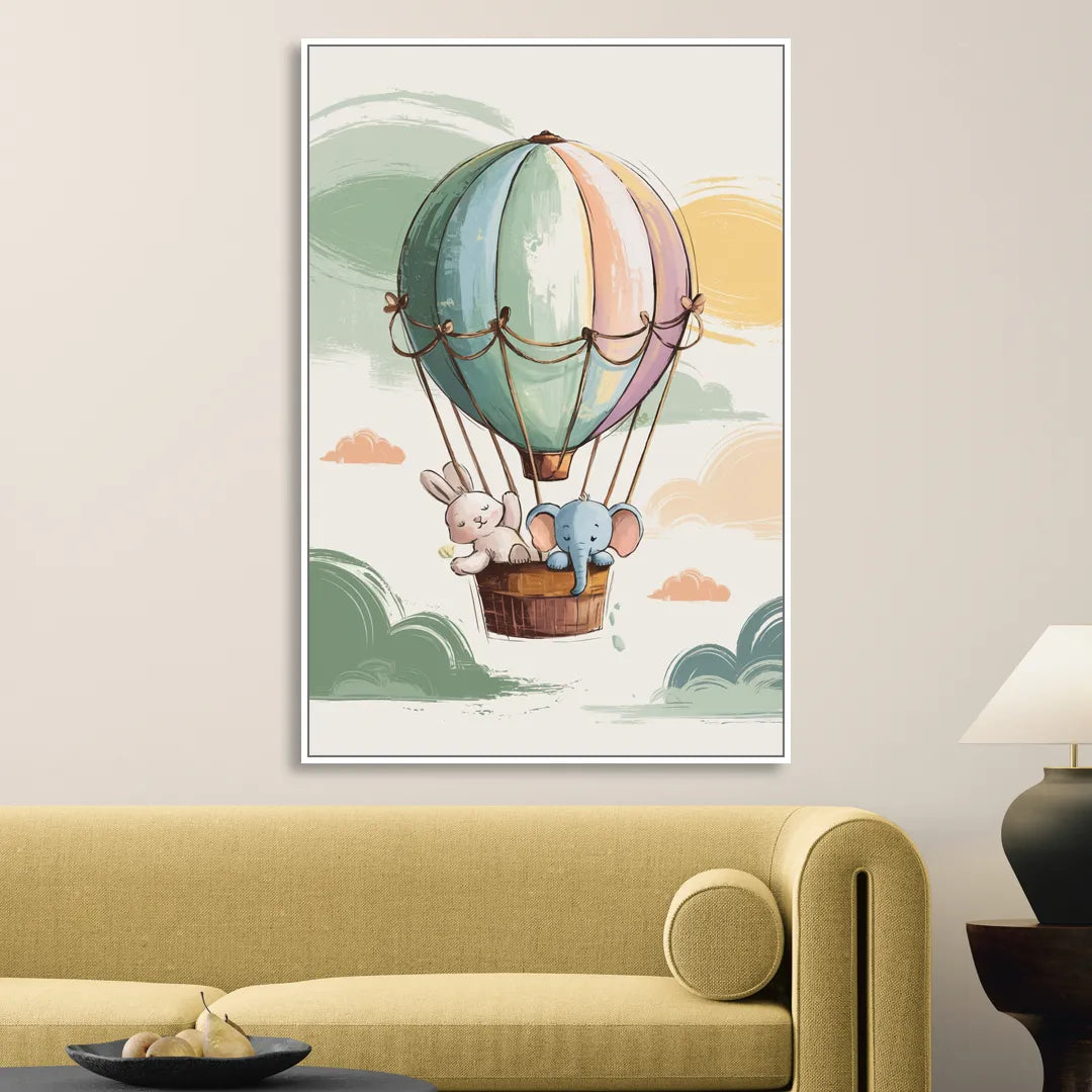 Marietta Baby Room Bliss Living Room - White Canvas Wall Art