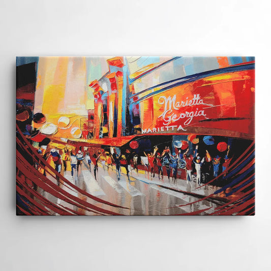 Marietta Braves Fan Tribute - Canvas Wall Art