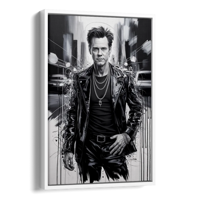 Mask Mood Side - White Canvas Wall Art