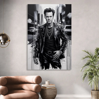 Mask Mood Sitting Room - Canvas Wall Art