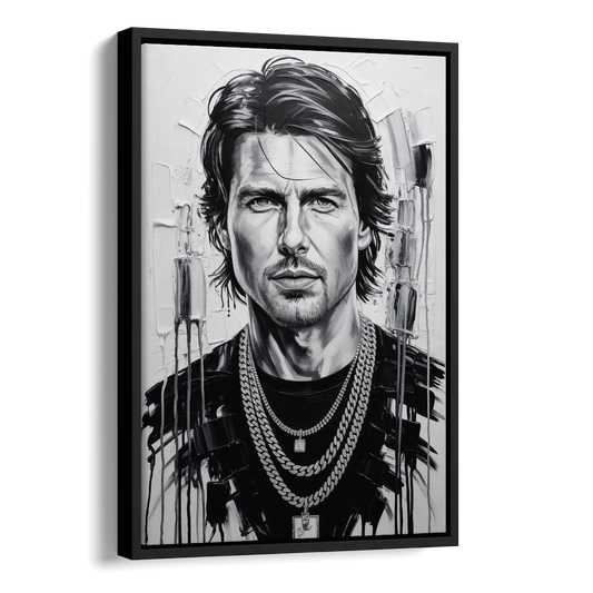 Maverick Vision 2.0 Side - Black Canvas Wall Art