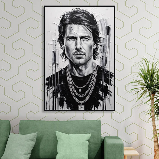 Maverick Vision 2.0 Living Room - Black Canvas Wall Art