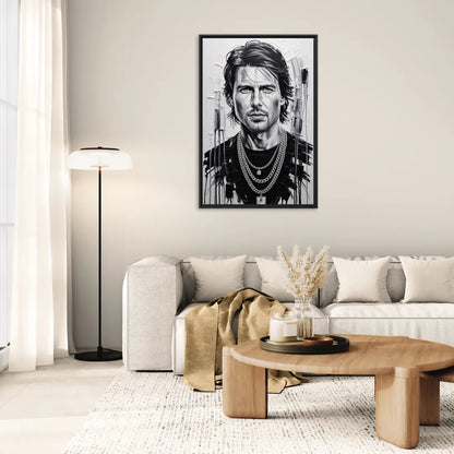 Maverick Vision 2.0 - Living Room Black Frame Canvas