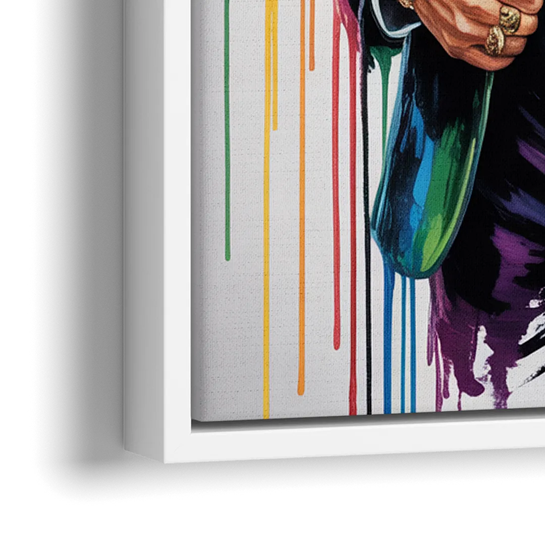 Maverick Vision - Close-Up White Frame Canvas