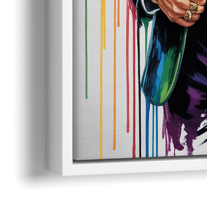 Maverick Vision - Close-Up White Frame Canvas