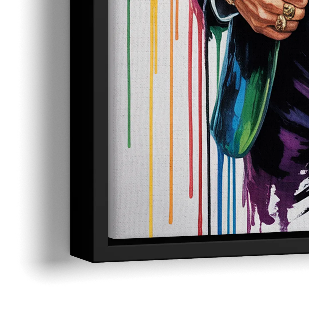 Maverick Vision - Close-Up Black Frame Canvas