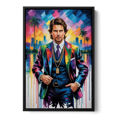 Maverick Vision Front - Black Canvas Wall Art
