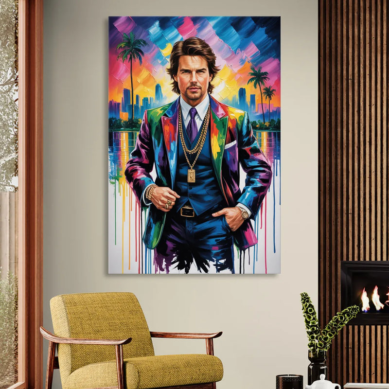 Maverick Vision Living Room - Canvas Wall Art