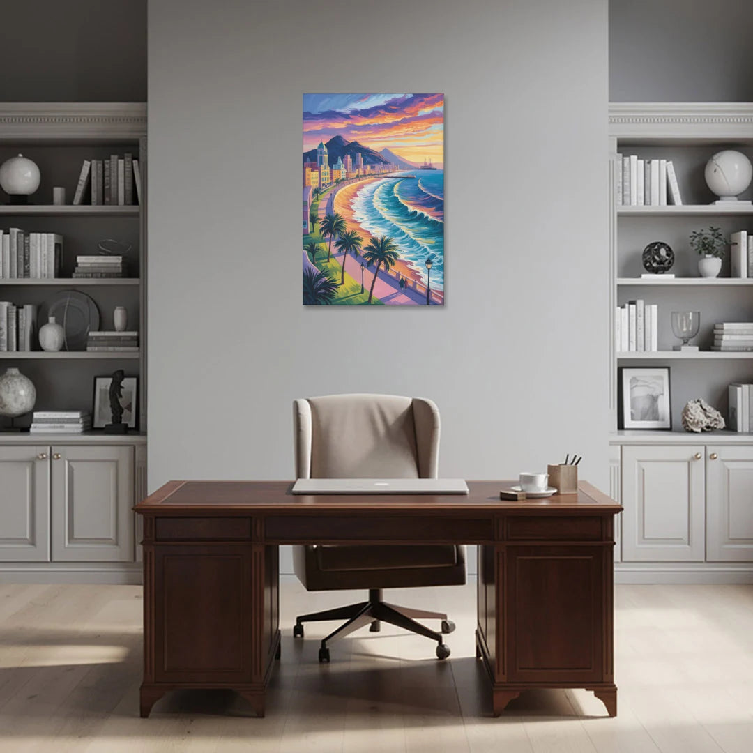 Mazatlán Malecón View - Canvas Wall Art - Office - 24x36