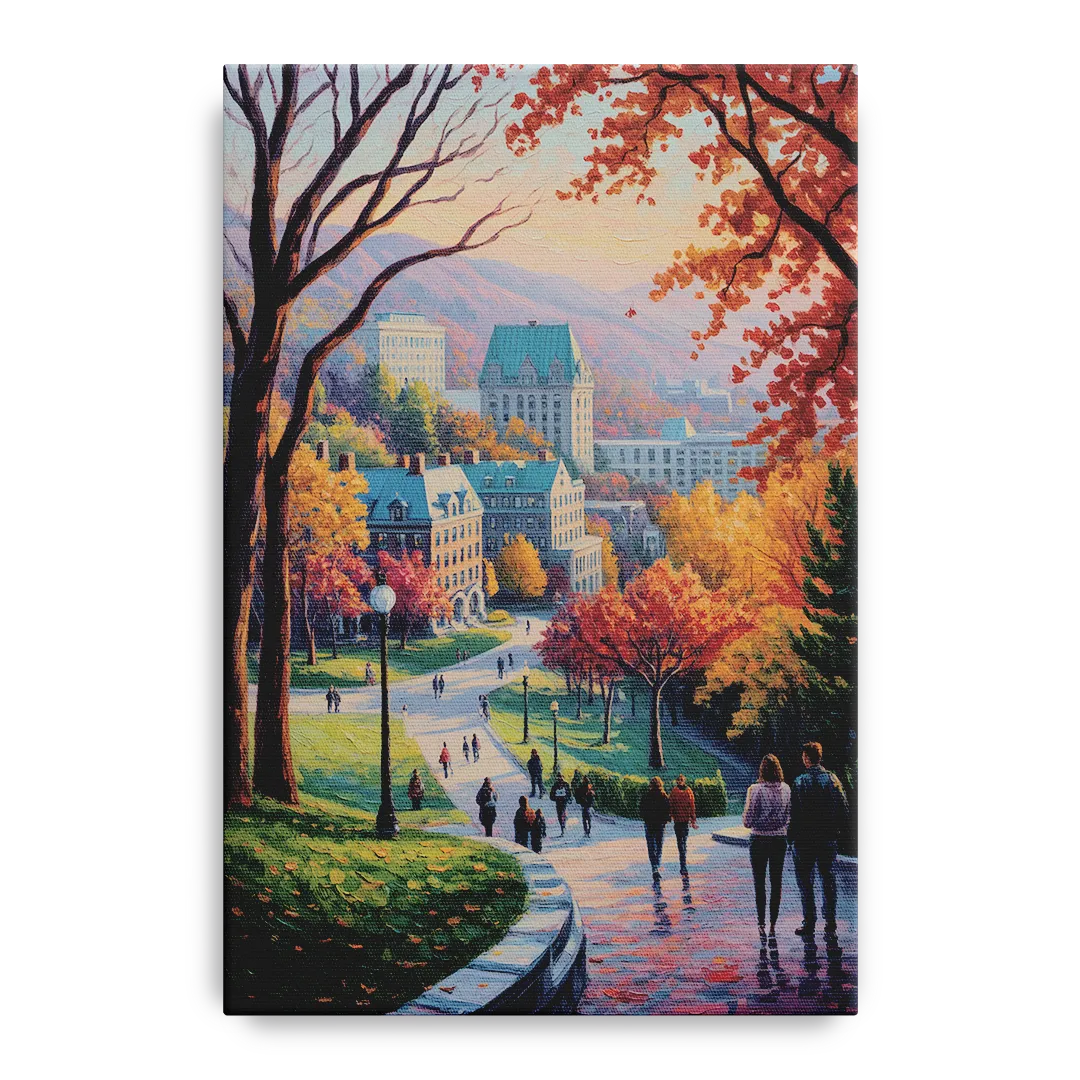 McGill University Montreal Front - Canvas Wall Art
