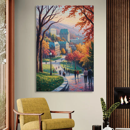 McGill University Montreal Sitting Room - Canvas Wall Art