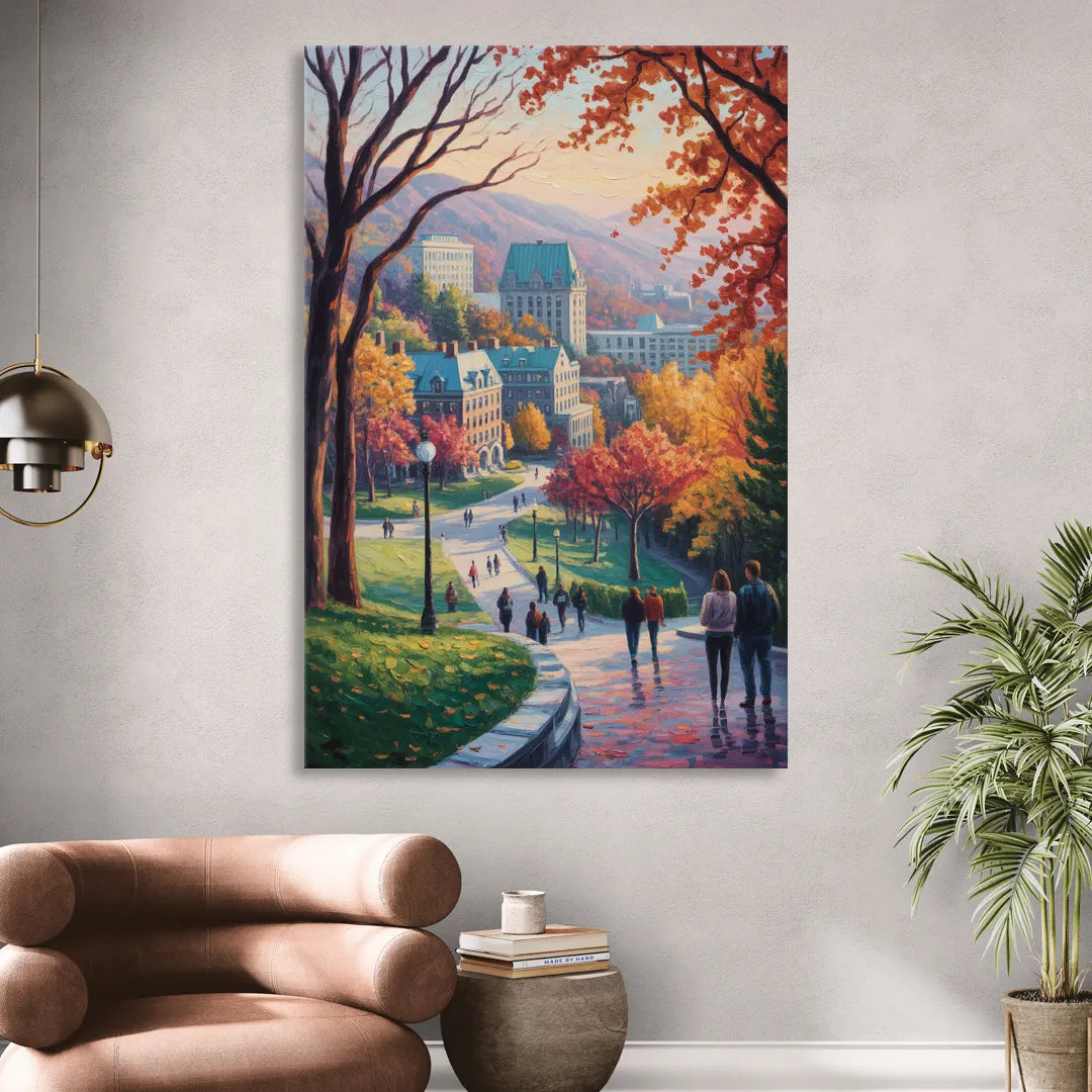 McGill University Montreal Living Room - Canvas Wall Art