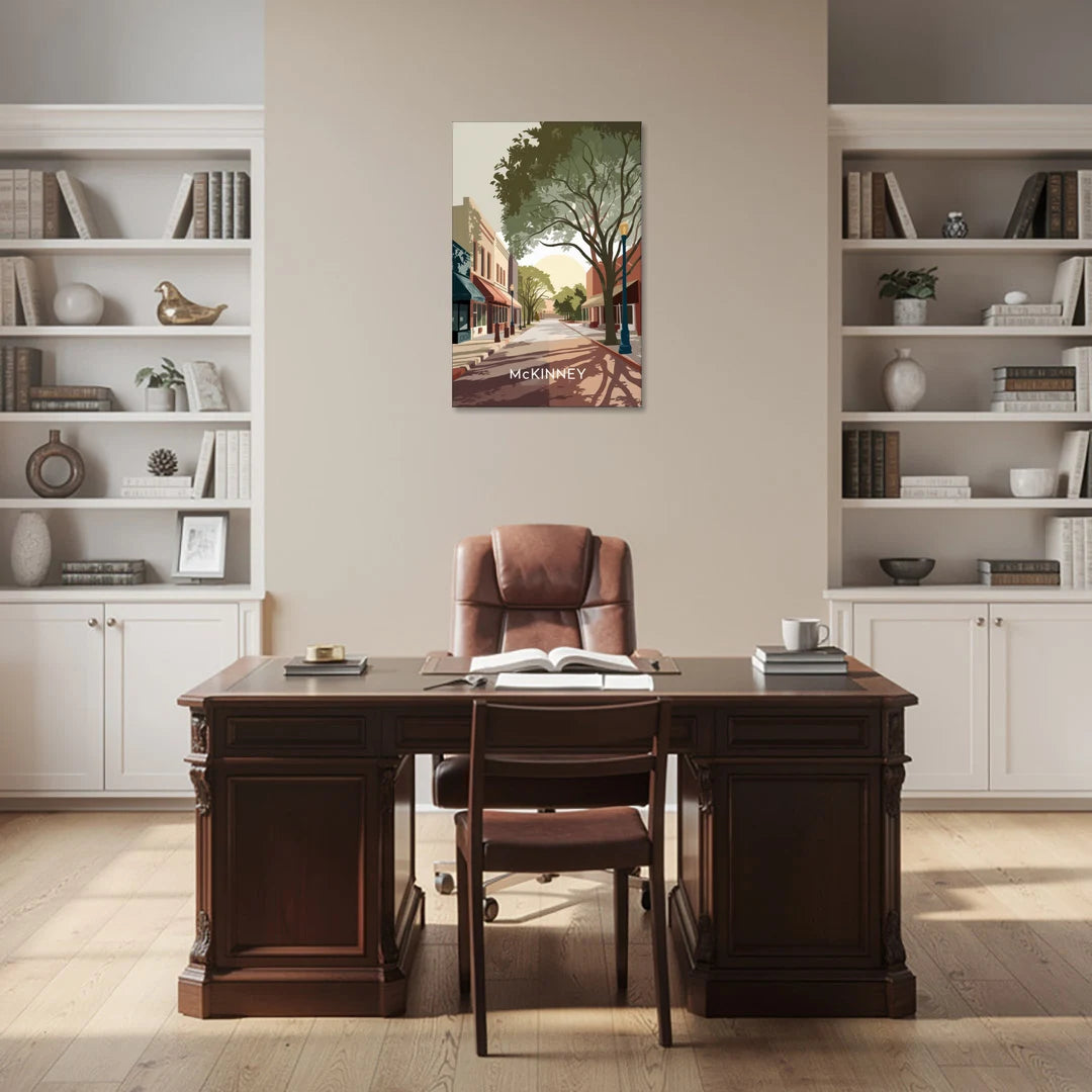 McKinney Artistic Heritage - Canvas Wall Art - Office - 24x36
