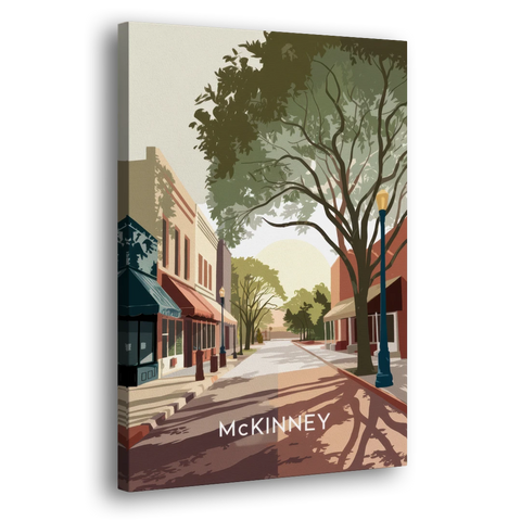 McKinney Artistic Heritage - Canvas Wall Art - Side