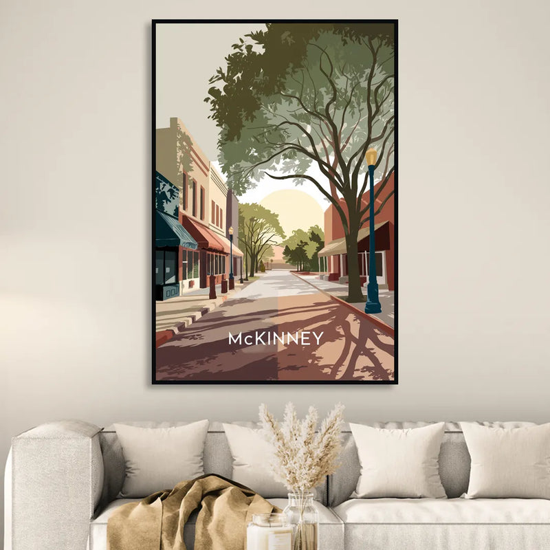 McKinney Artistic Heritage Sitting Room - Black Canvas Wall Art