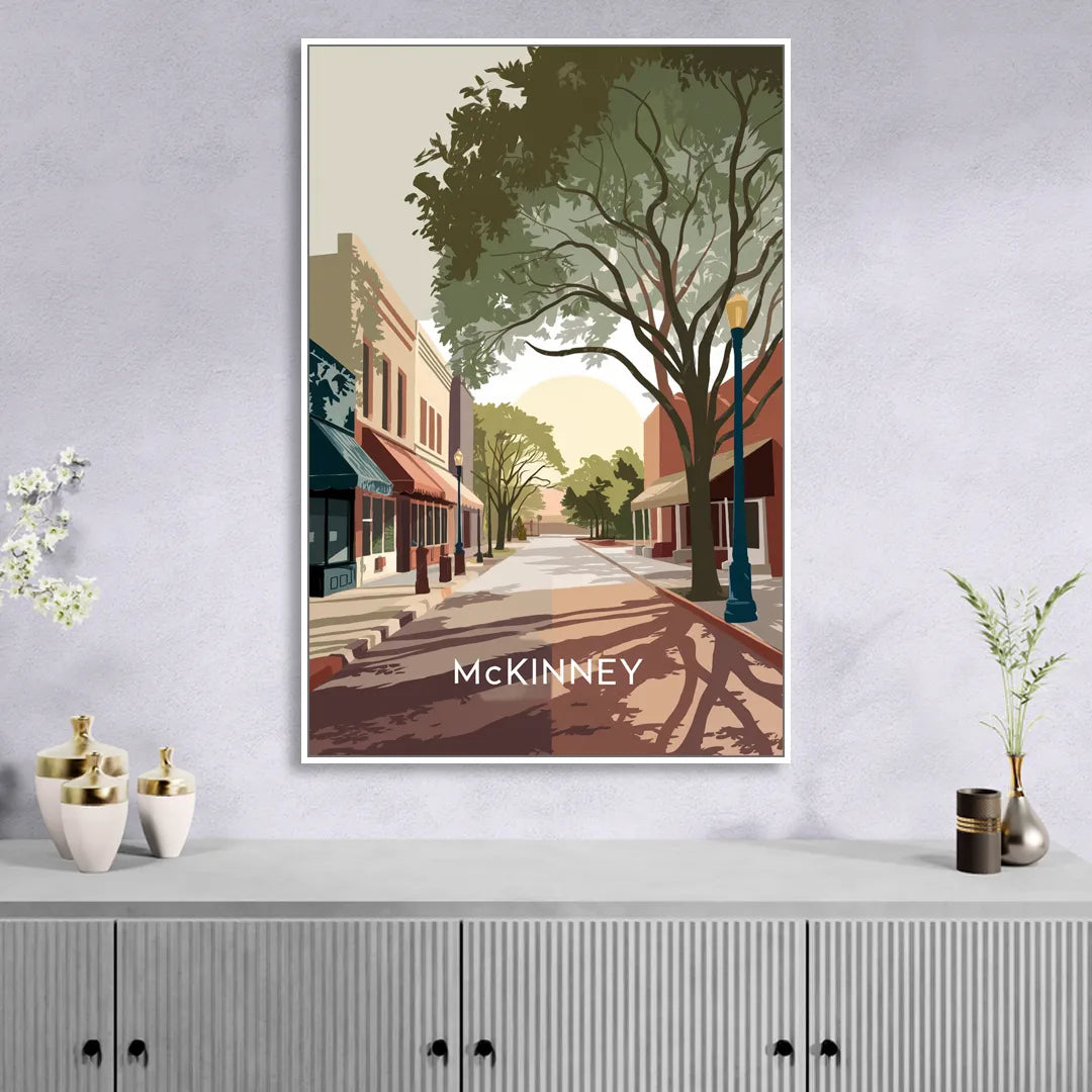 McKinney Artistic Heritage Sitting Room - White Canvas Wall Art