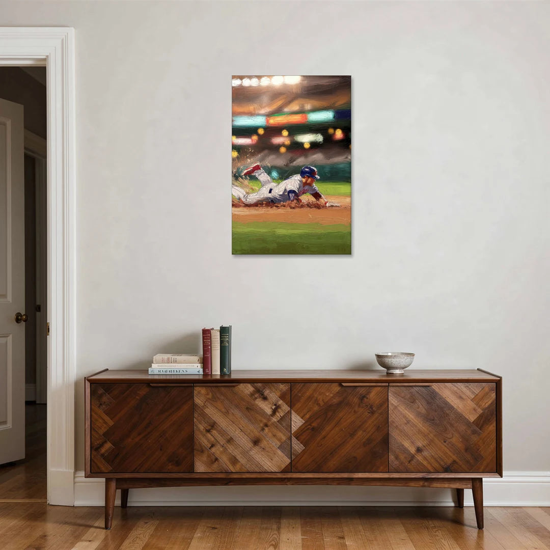 McKinney Baseball Spirit - Canvas Wall Art - Coffee Table - 24x36