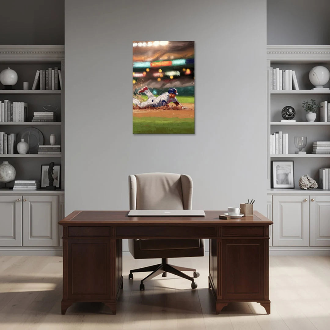 McKinney Baseball Spirit - Canvas Wall Art - Office - 24x36