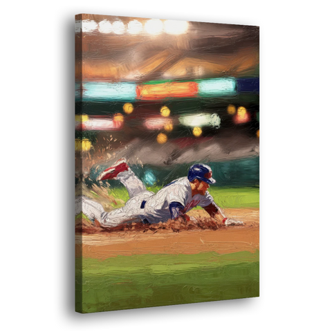McKinney Baseball Spirit - Canvas Wall Art - Side