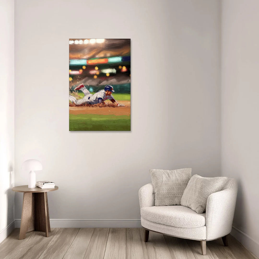 McKinney Baseball Spirit - Canvas Wall Art - Sofa - 24x36