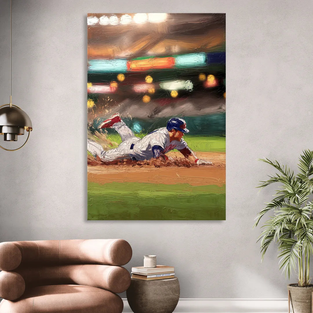 McKinney Baseball Spirit Sitting Room - Canvas Wall Art