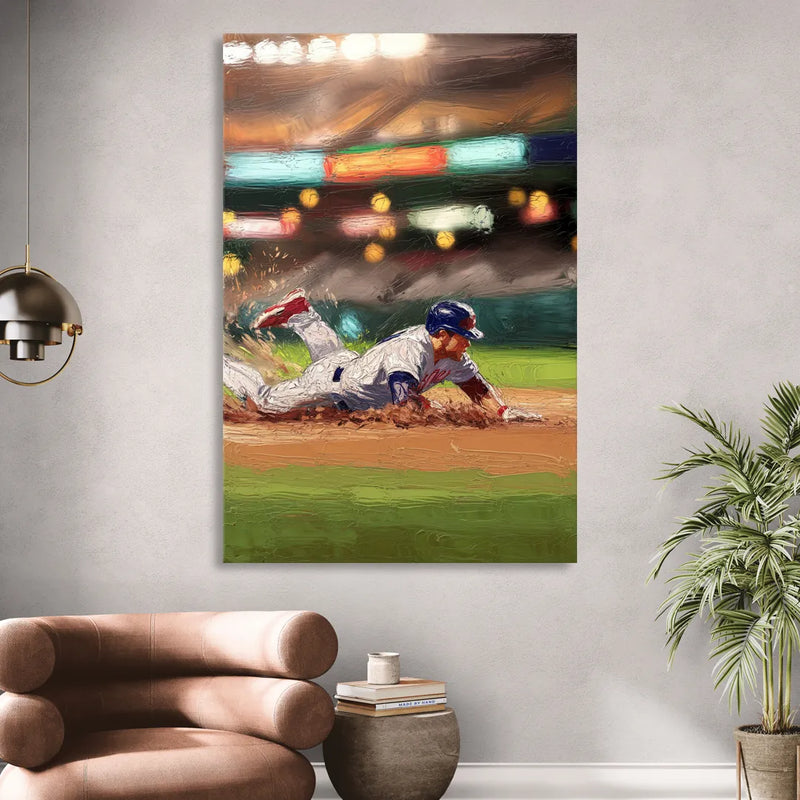McKinney Baseball Spirit Sitting Room - Canvas Wall Art