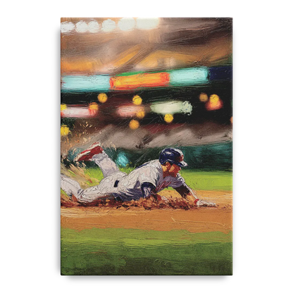 McKinney Baseball Spirit Front - Canvas Wall Art