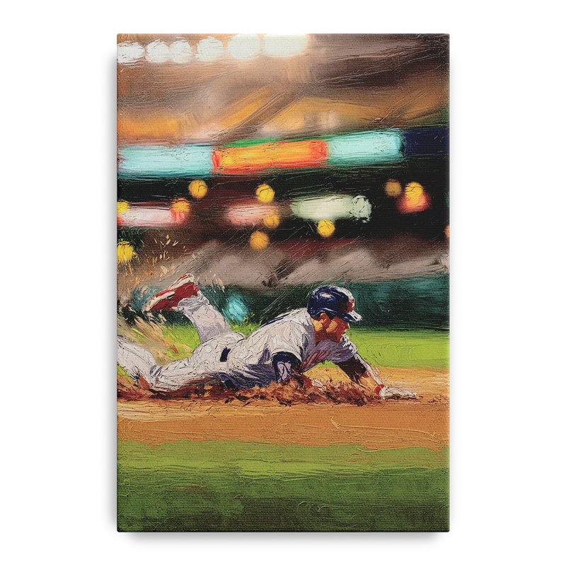 McKinney Baseball Spirit Front - Canvas Wall Art