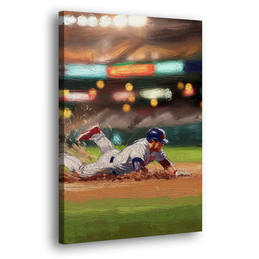 McKinney Baseball Spirit Side - Canvas Wall Art