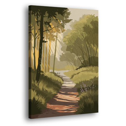 McKinney Nature Trails Side - Canvas Wall Art