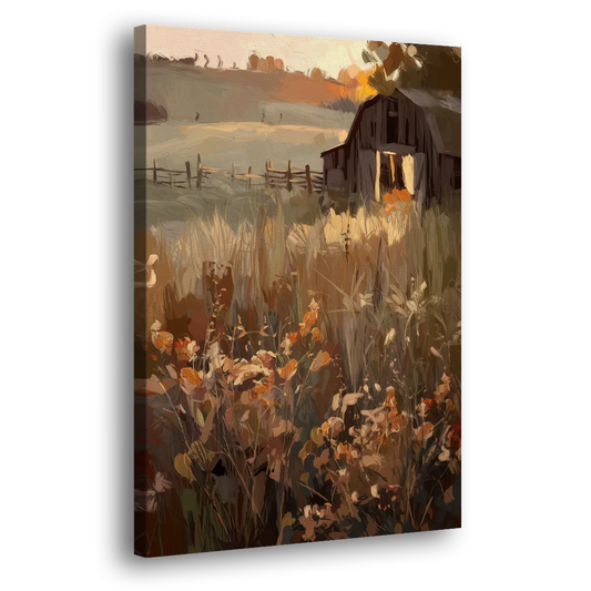 McKinney Rustic Charm Side - Canvas Wall Art