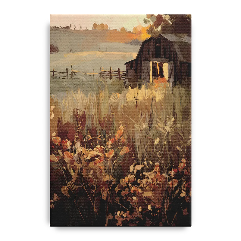 McKinney Rustic Charm Front - Canvas Wall Art