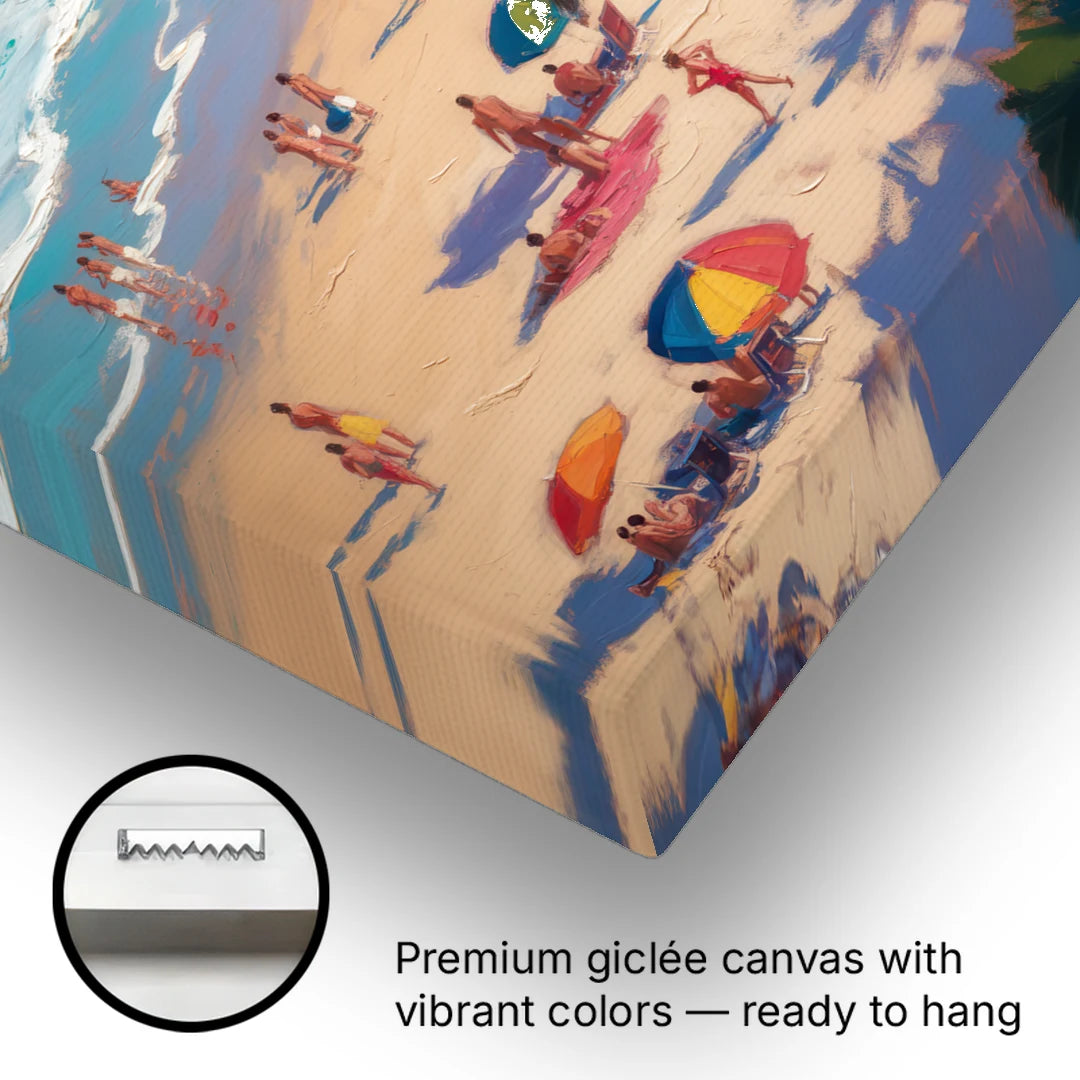Medano Beach View - Canvas Wall Art - Gallery Wrap Corner