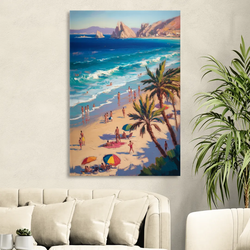 Medano Beach View Living Room - Canvas Wall Art