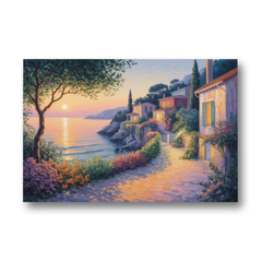 Mediterranean Glow - Canvas Wall Art - Front