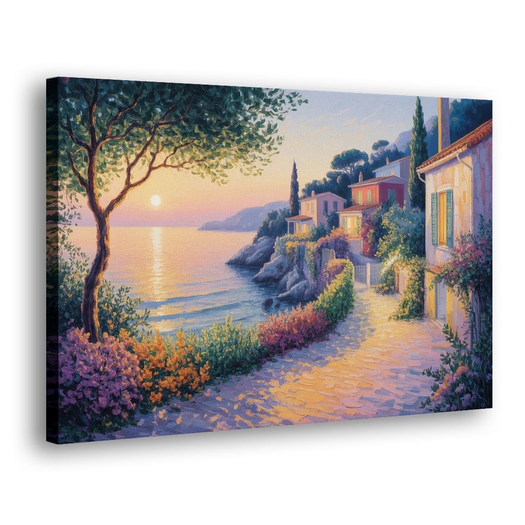 Mediterranean Glow Side - Canvas Wall Art