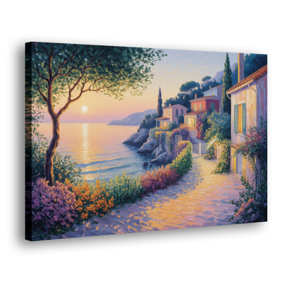 Mediterranean Glow Side - Canvas Wall Art